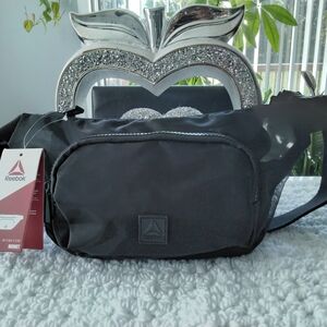 Reebok Black Belt Bag for Men